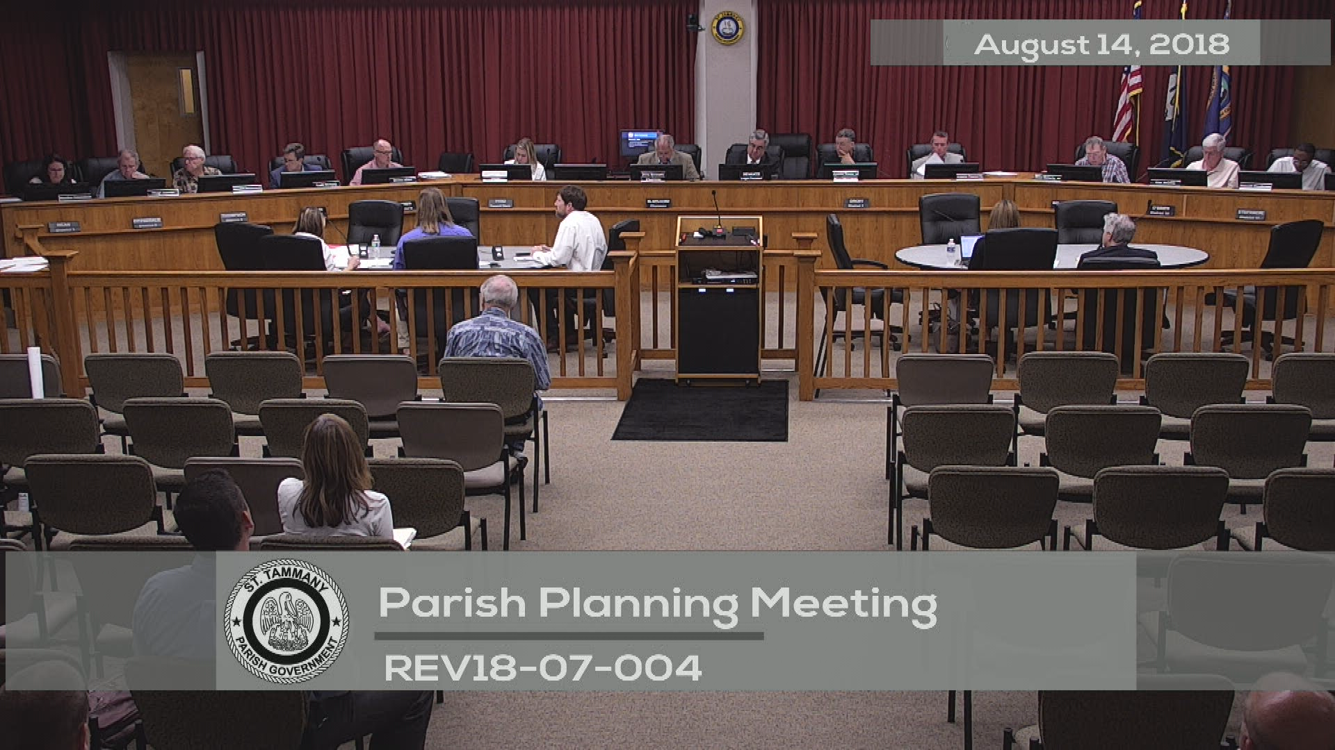 St. Tammany Parish Planning Meeting 08/14/2018