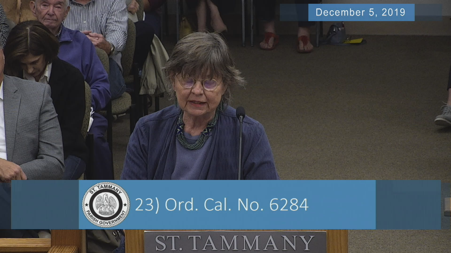 St Tammany Parish Council Meeting: December 5, 2019