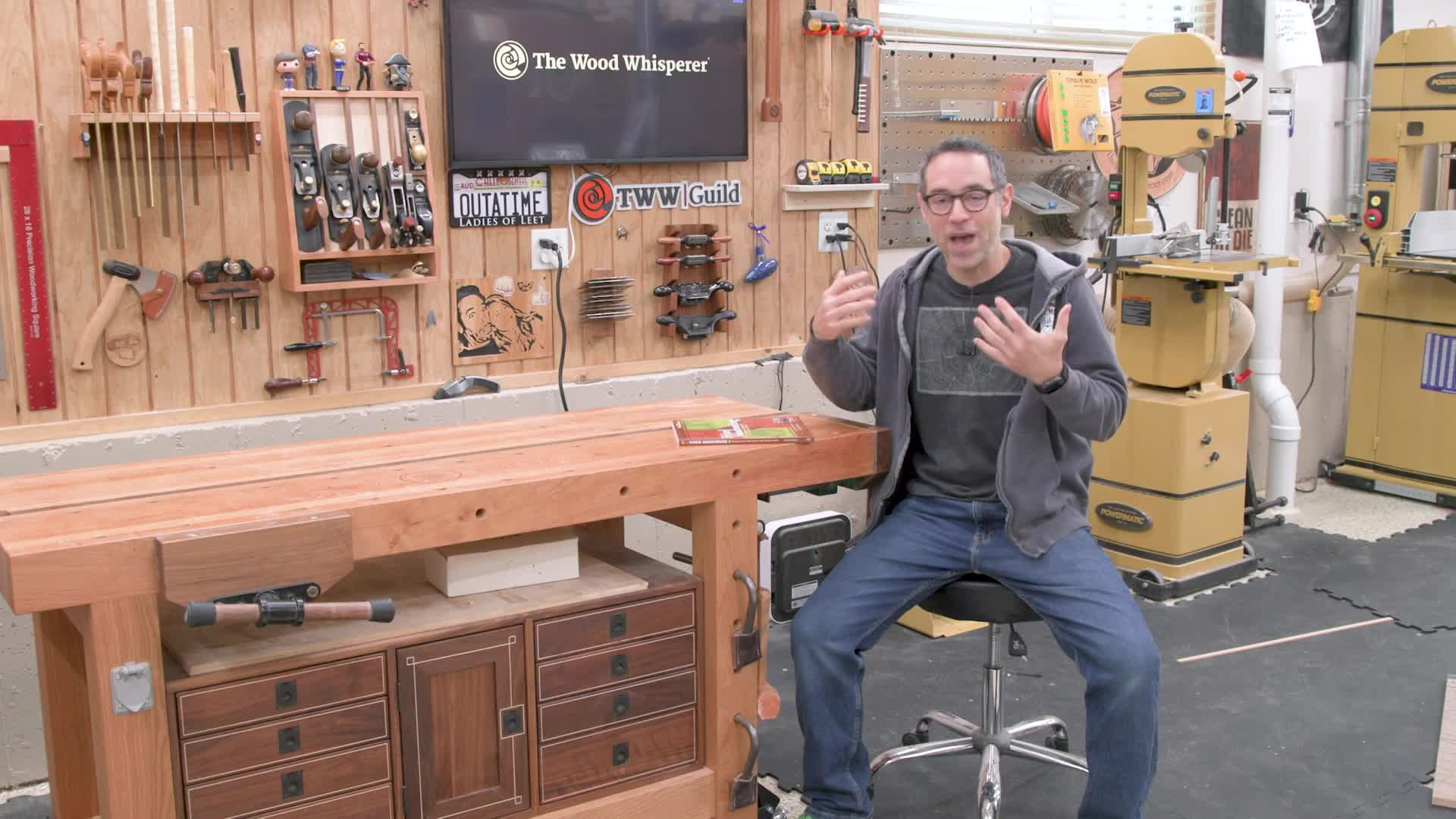 The Wood Whisperer: Hybrid Workbench