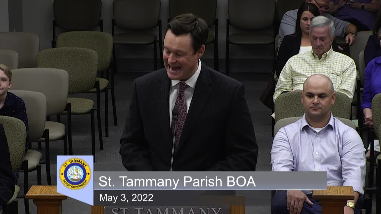 Board of Adjustments Meeting: May 3, 2022