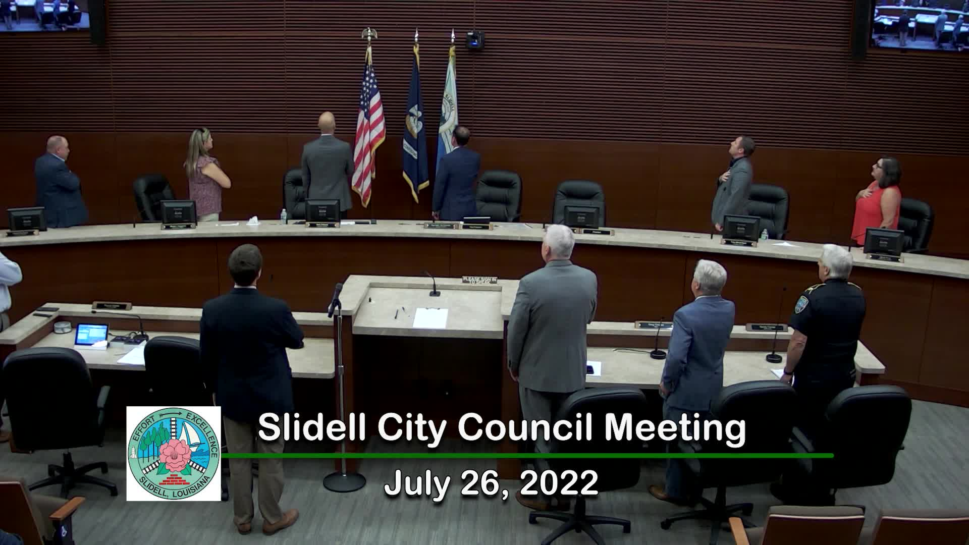 Slidell City Council July 26, 2022