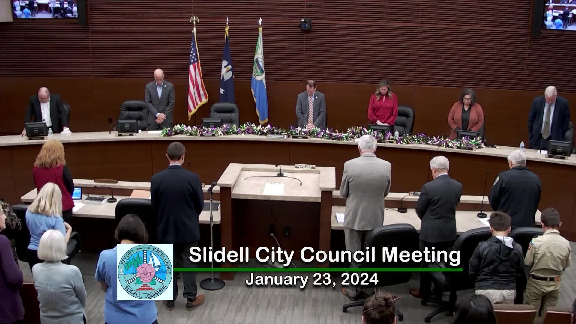 Slidell City Council Meeting: January 23, 2024