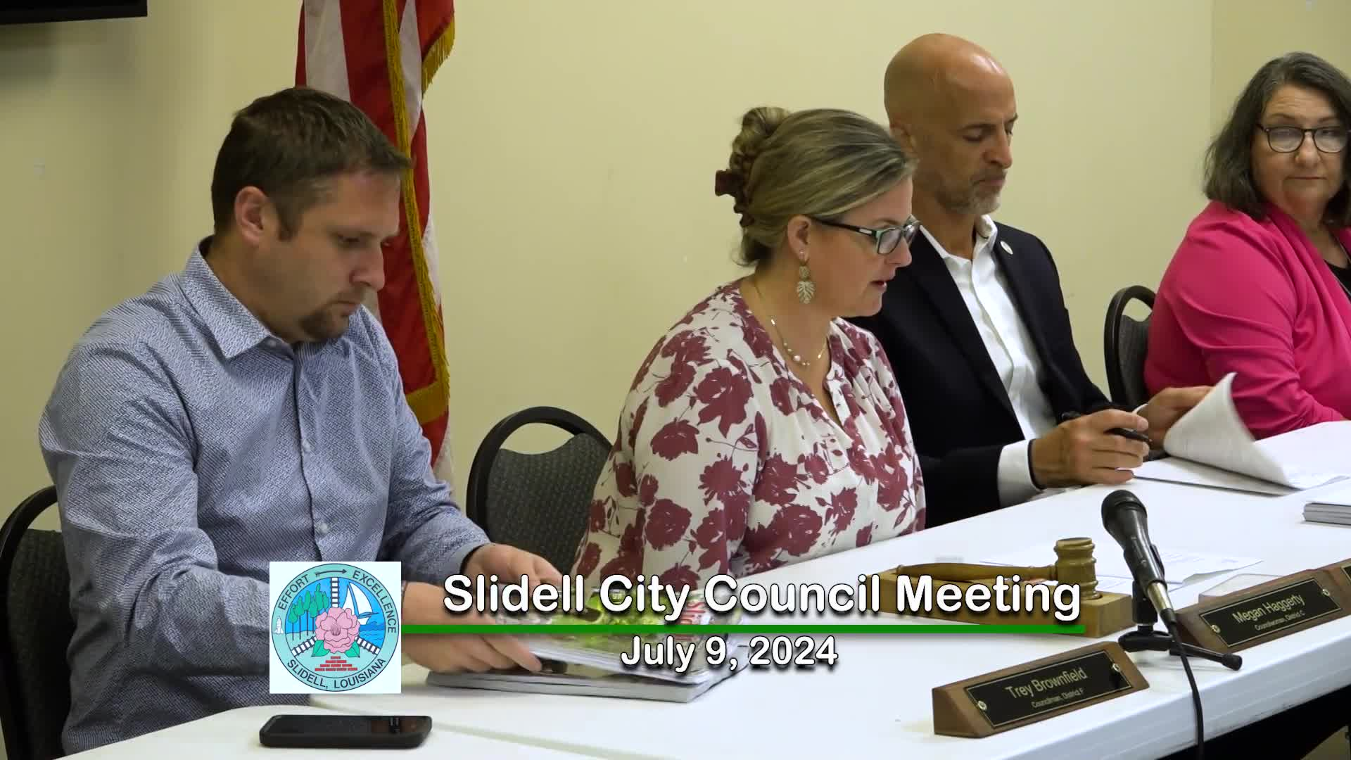 Slidell City Council July, 9, 2024