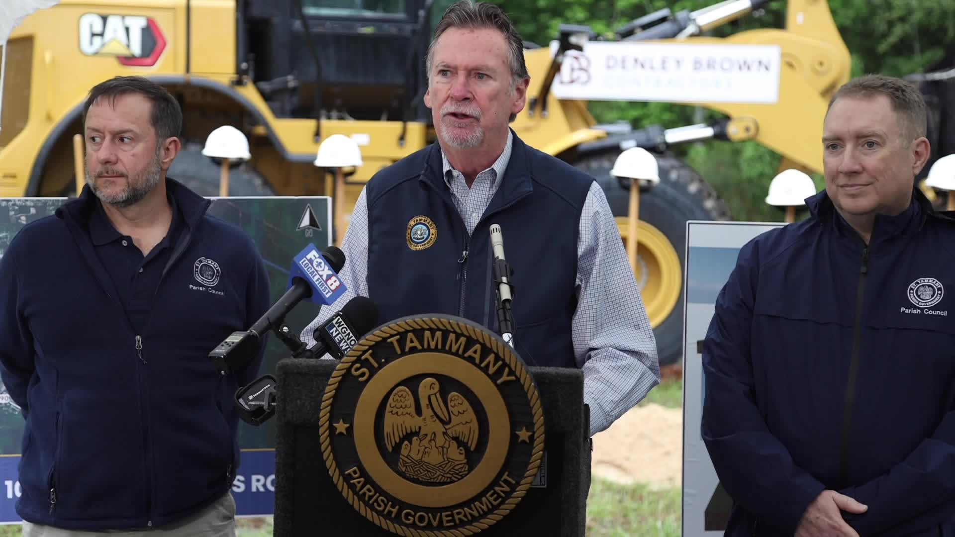 Mandeville Bypass Ground Breaking March 2025