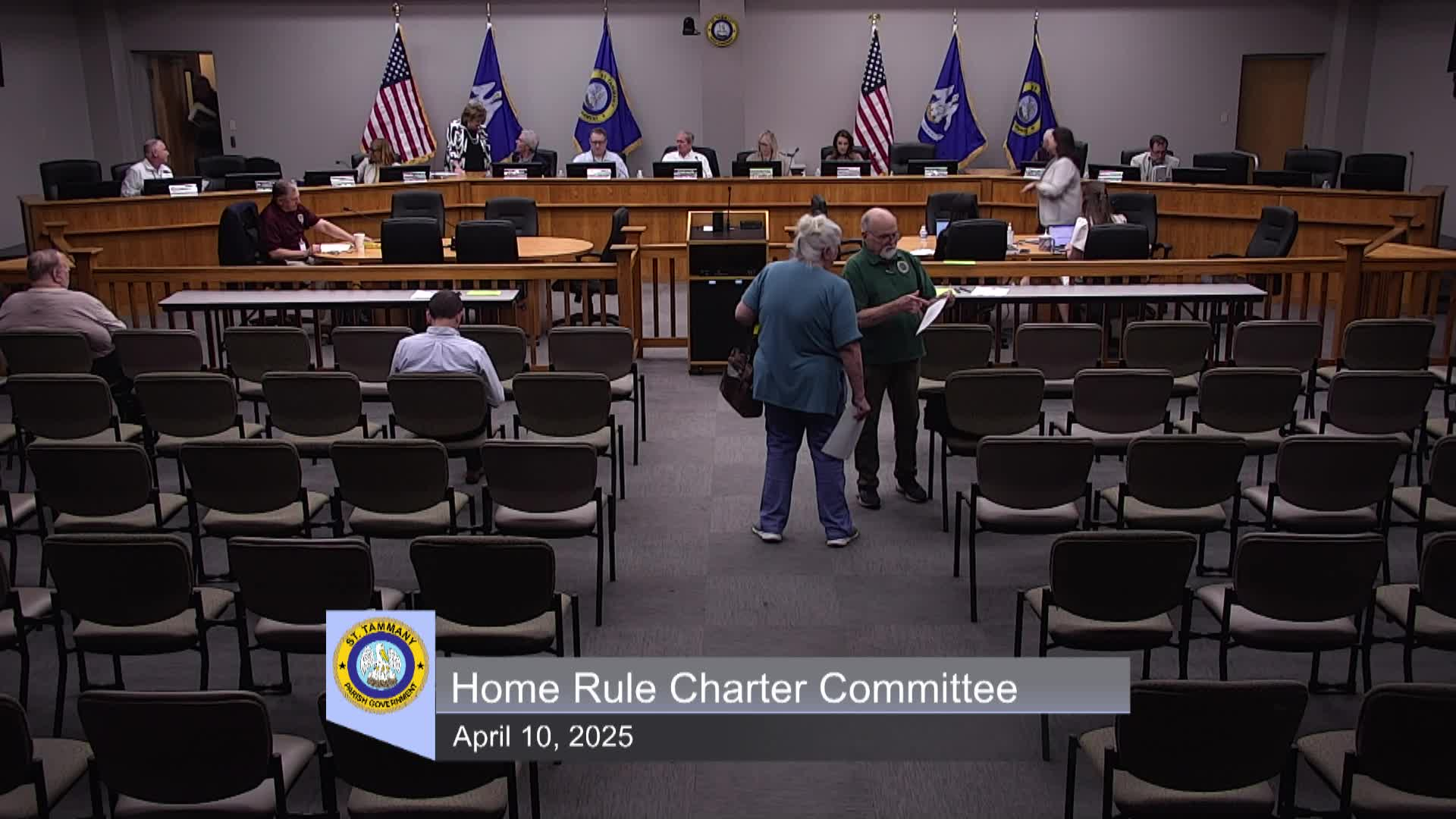 St. Tammany Home Rule Charter Committee April 10, 2025