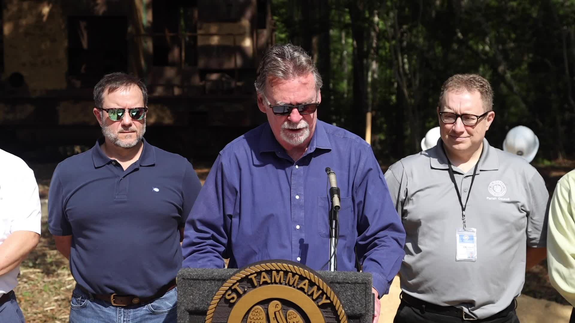 Bayou Lacombe Nature Park Ground Breaking Press Conference