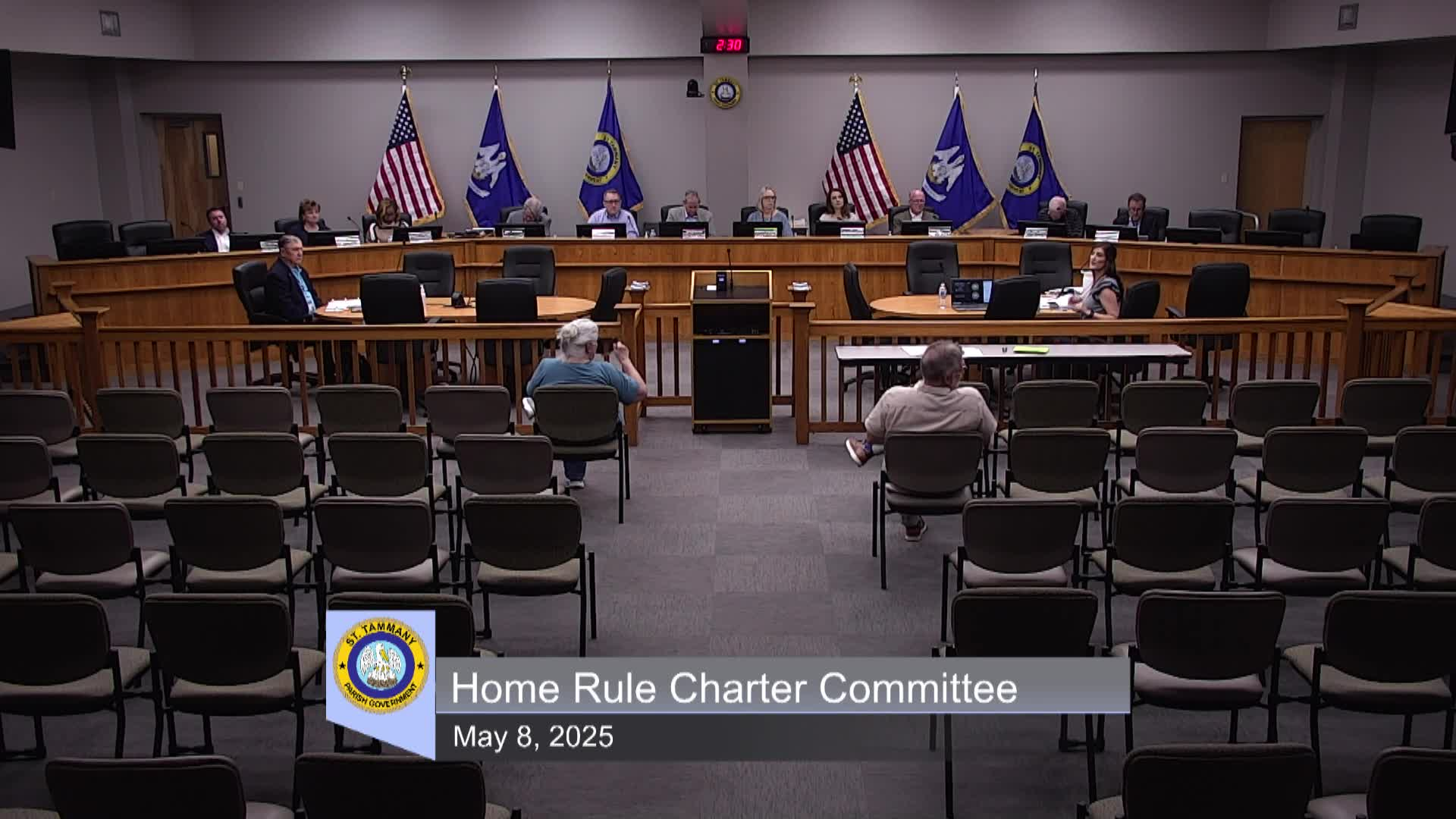 St. Tammany Parish Home Rule Charter Committee: May 8, 2025