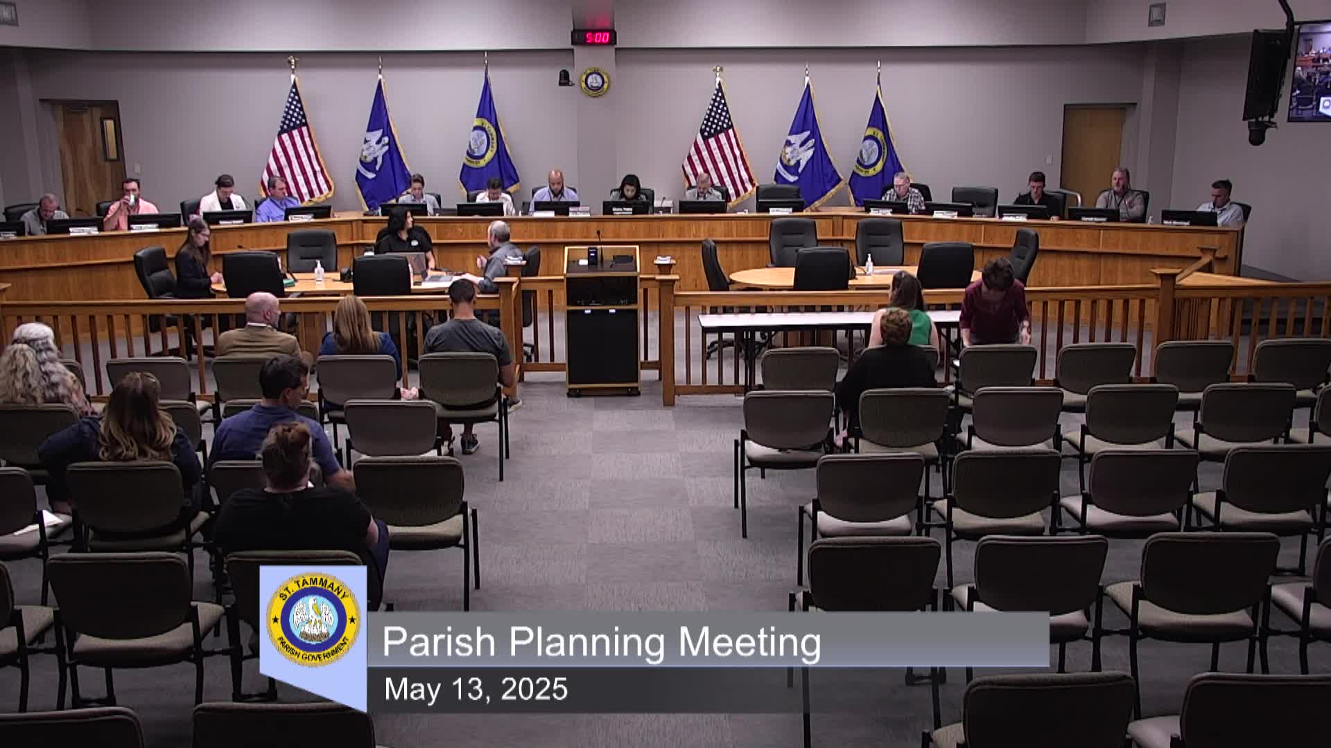 St. Tammany Parish Planning Commission Meeting: May 13, 2025
