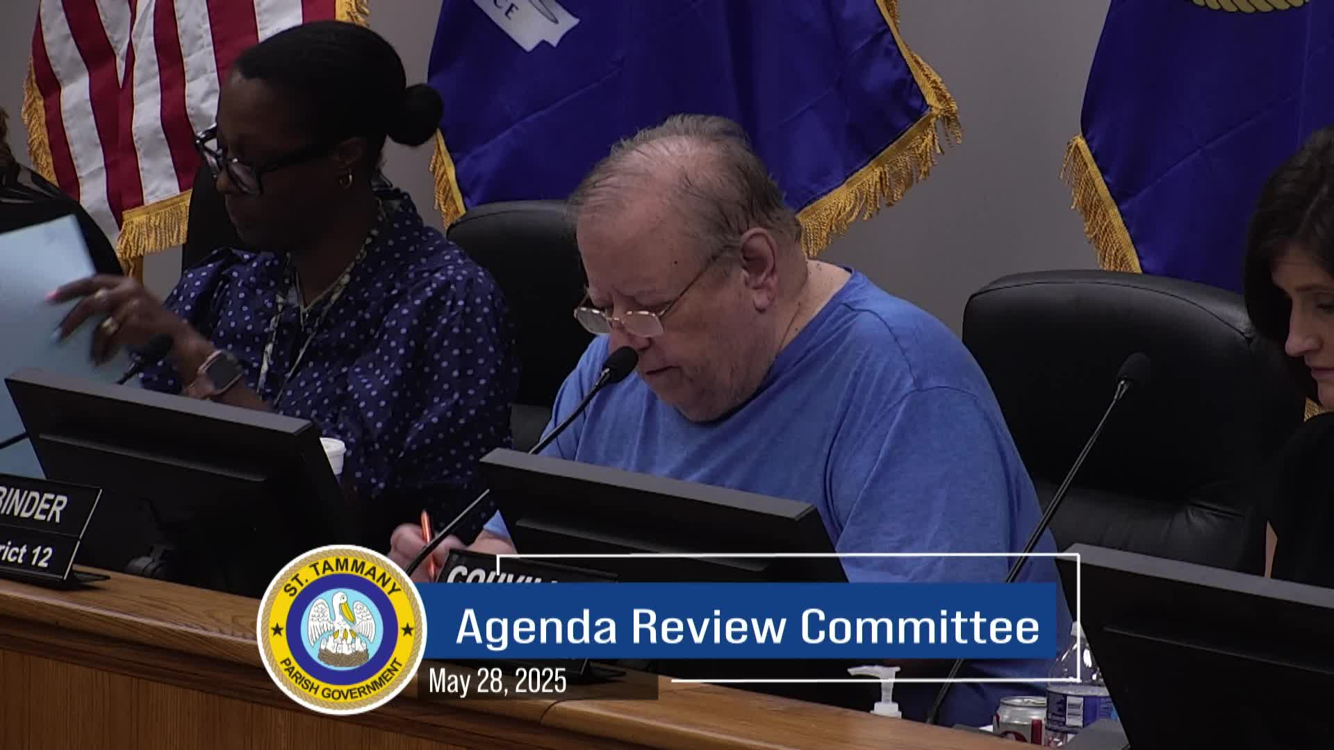 St. Tammany Parish Agenda Review Committee : May 28, 2025