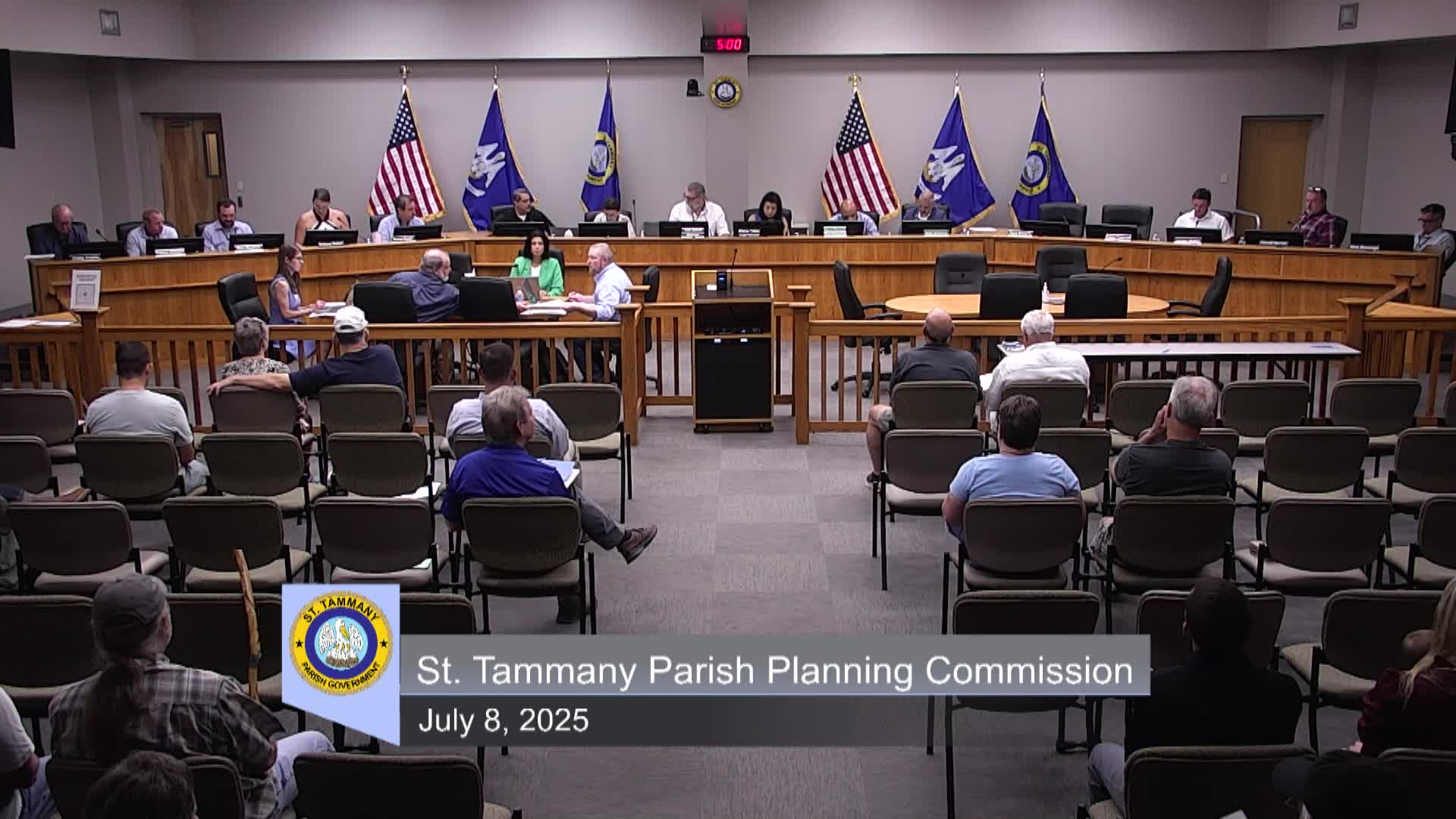 St. Tammany Parish Planning Commission Meeting : July 8, 2025