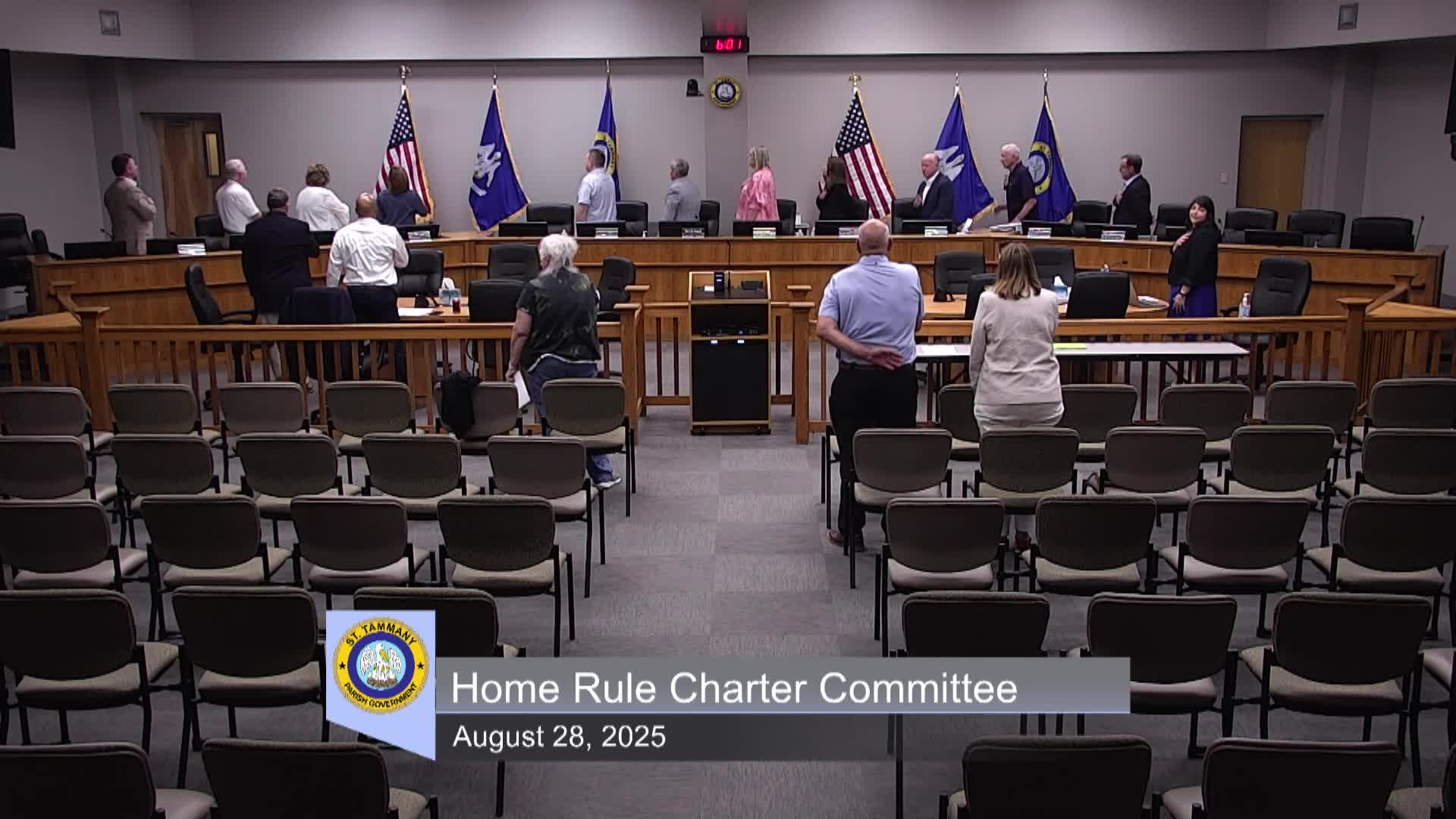 St. Tammany Parish Home Rule Charter Committee : August 28, 2025