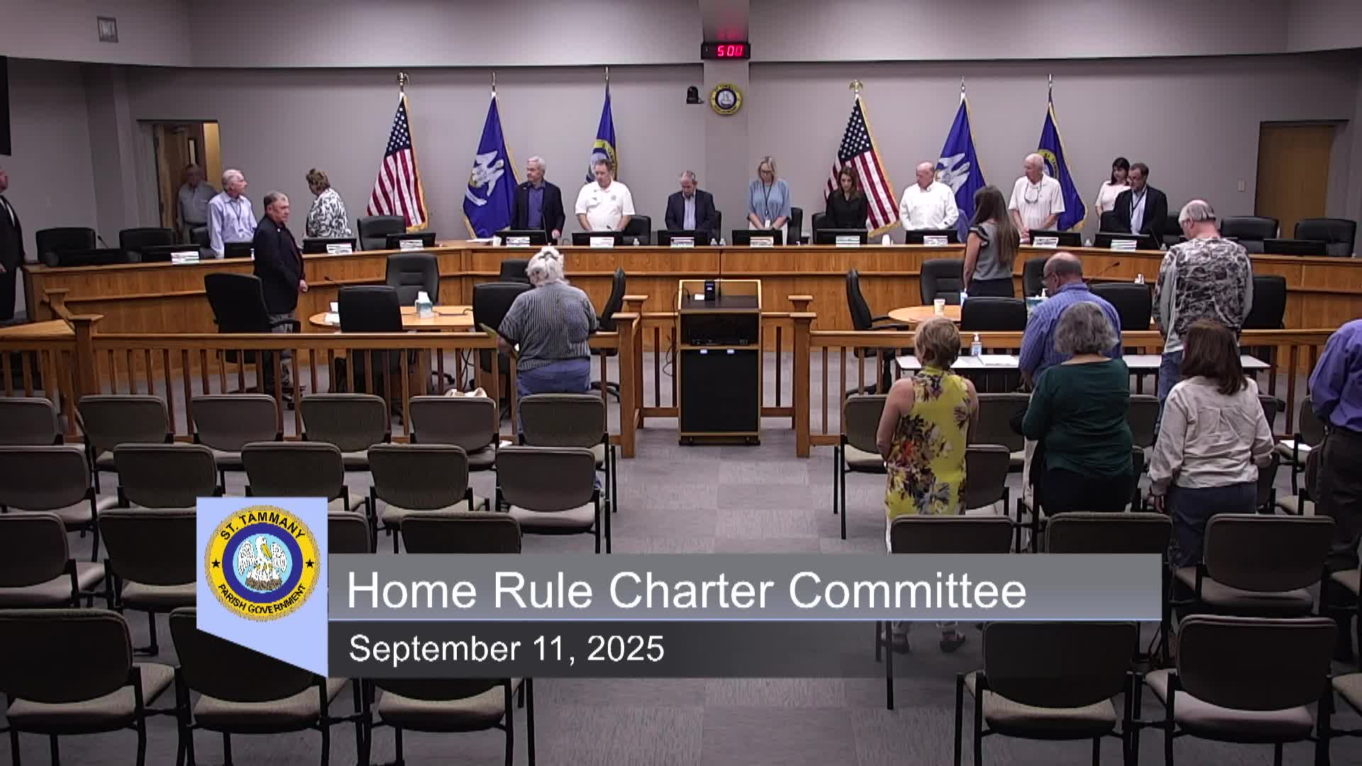 St. Tammany Parish Home Rule Charter Committee : September 11, 2025