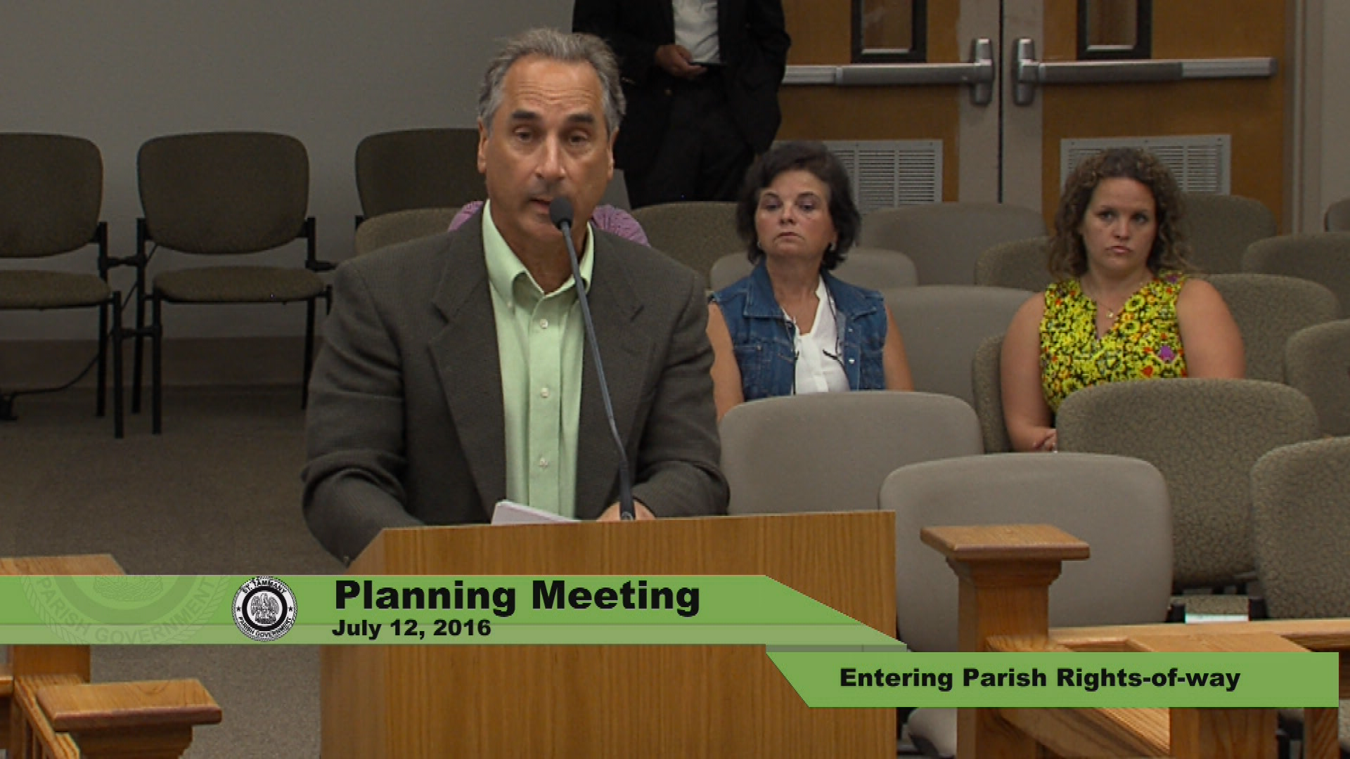 St. Tammany Parish Planning Meeting 07/12/2016