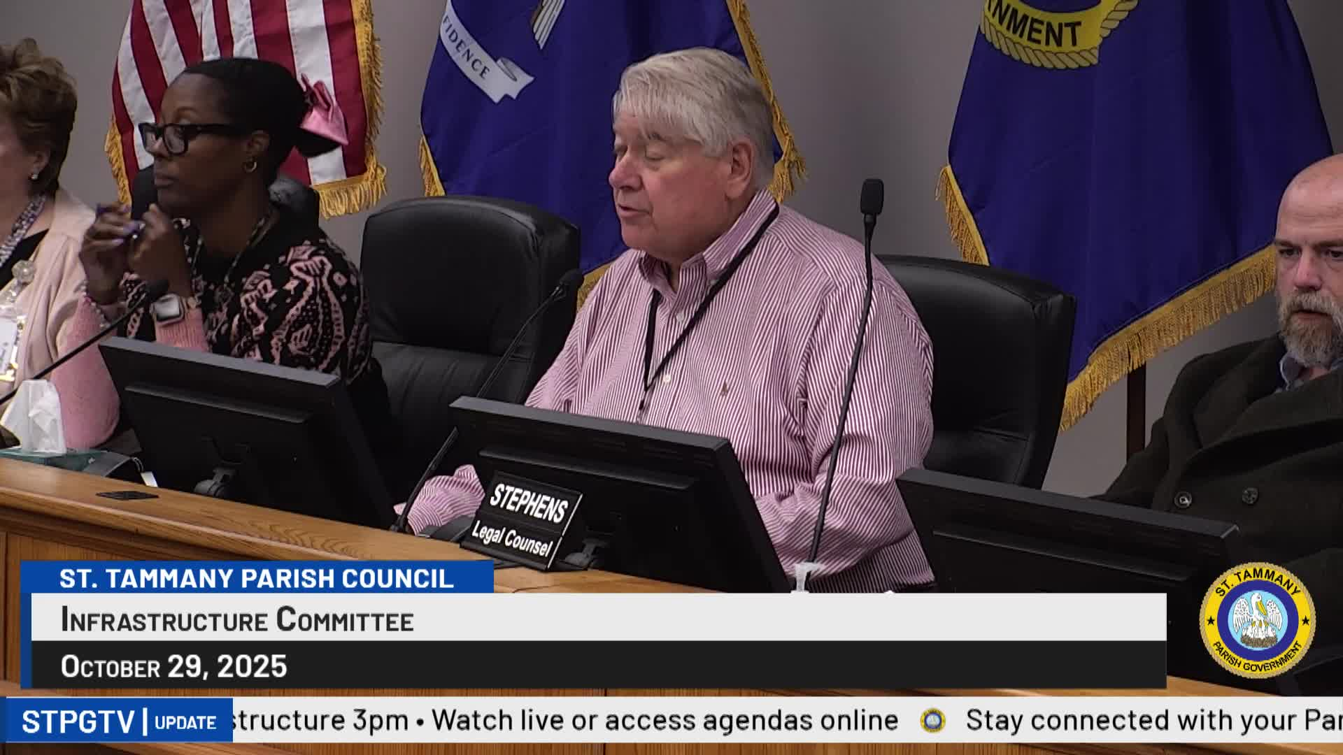 St. Tammany Parish Infrastructure Committee : October 29, 2025