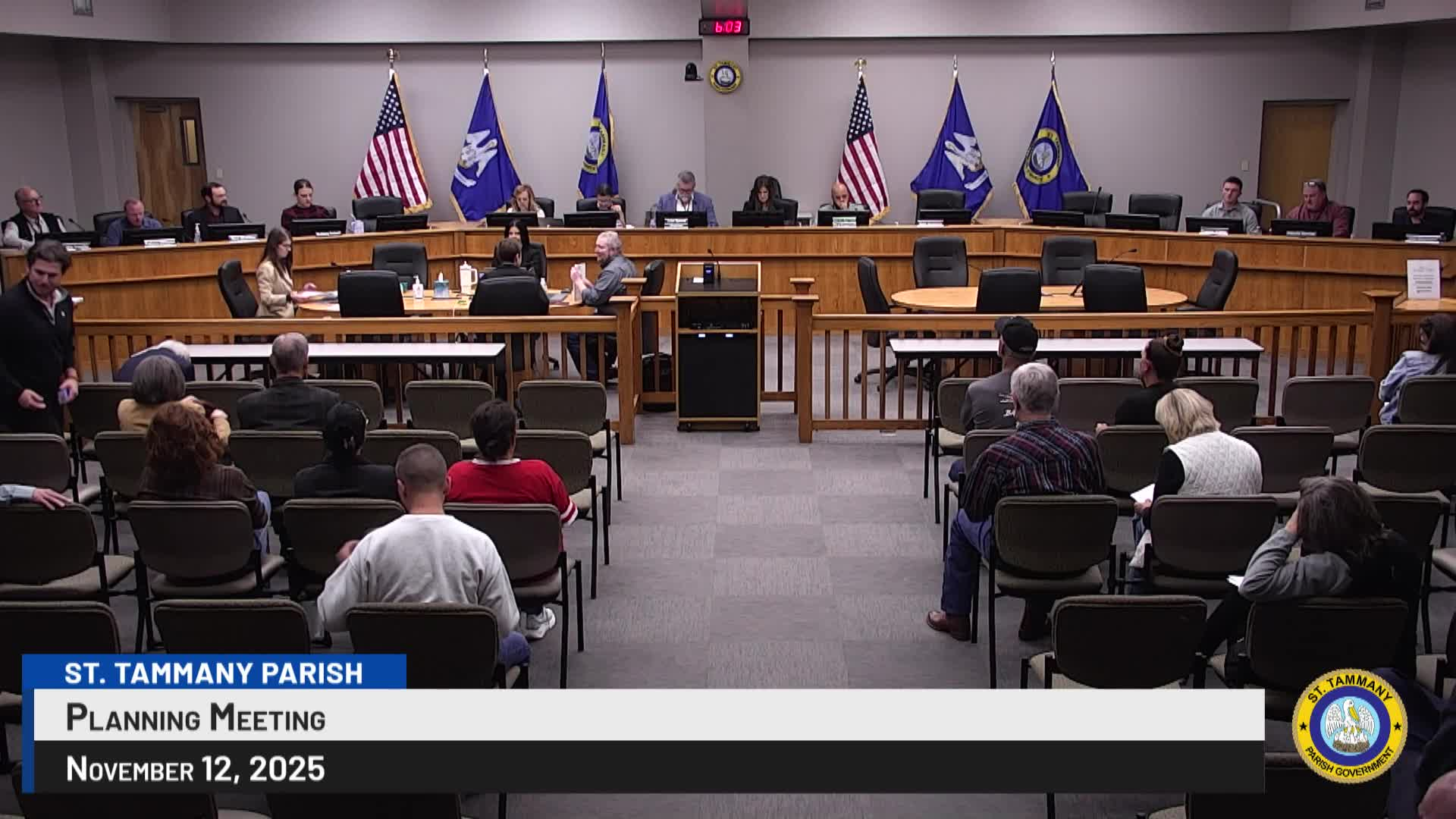 St. Tammany Parish Planning Meeting : November 12, 2025