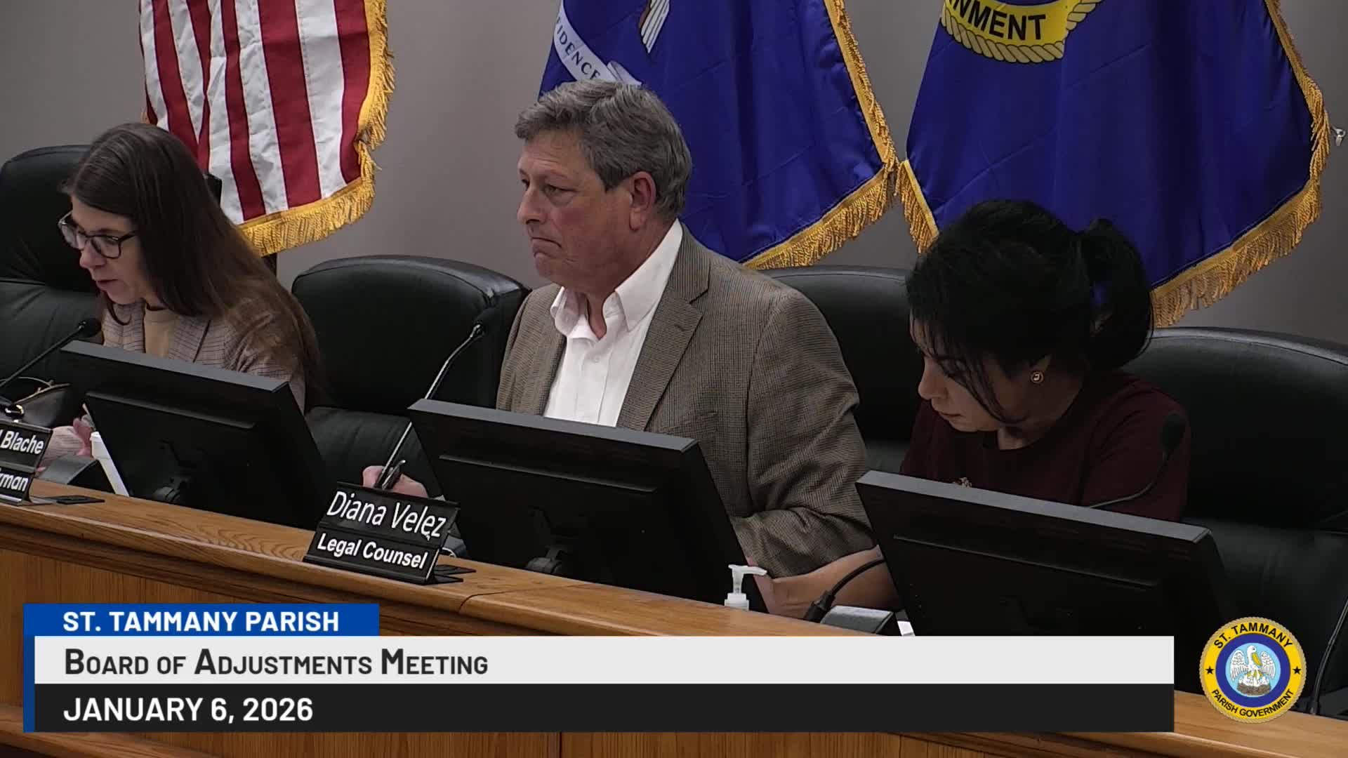 St. Tammany Parish Board of Adjustments : January 6, 2026