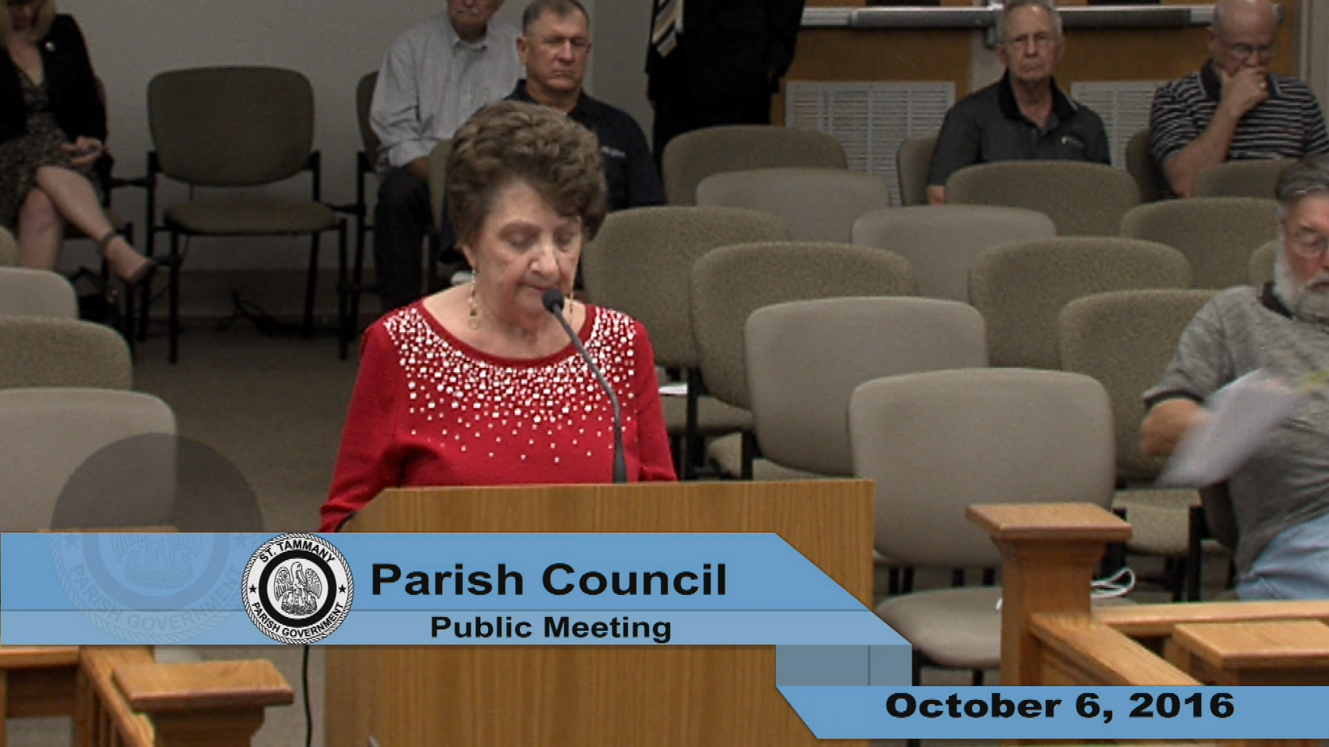 St. Tammany Parish Council Meeting 10/06/2016