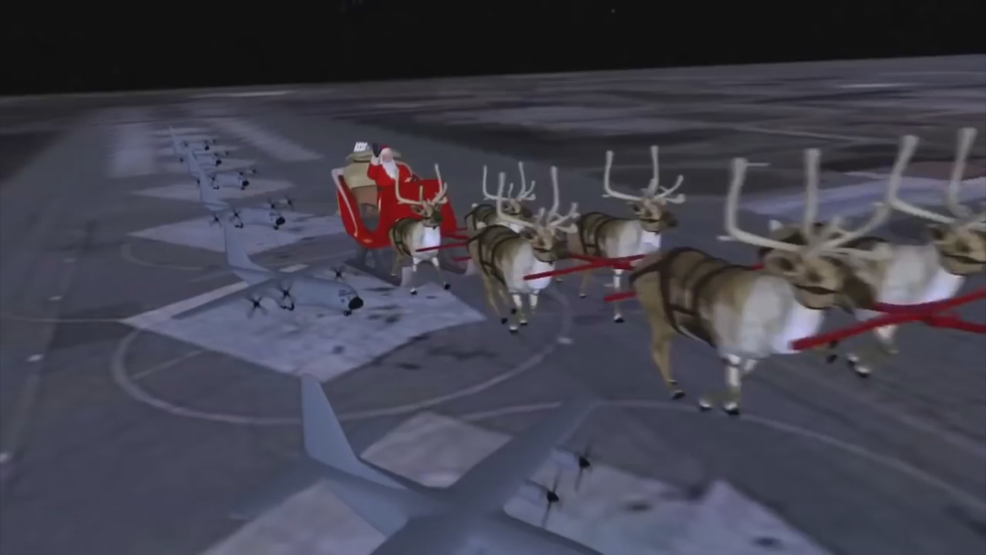 Norad Space Command Santa Tracking 0180