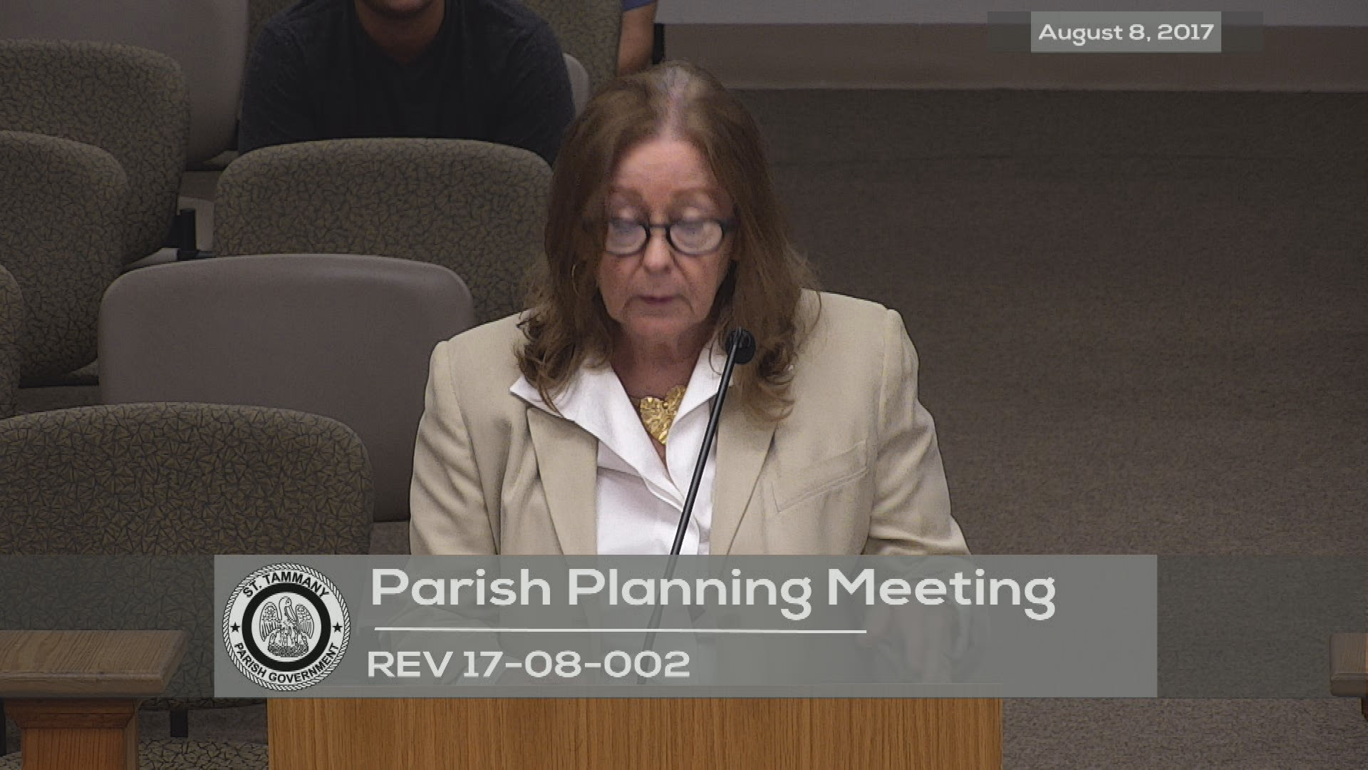 St. Tammany Parish planning Meeting 08/08/2017