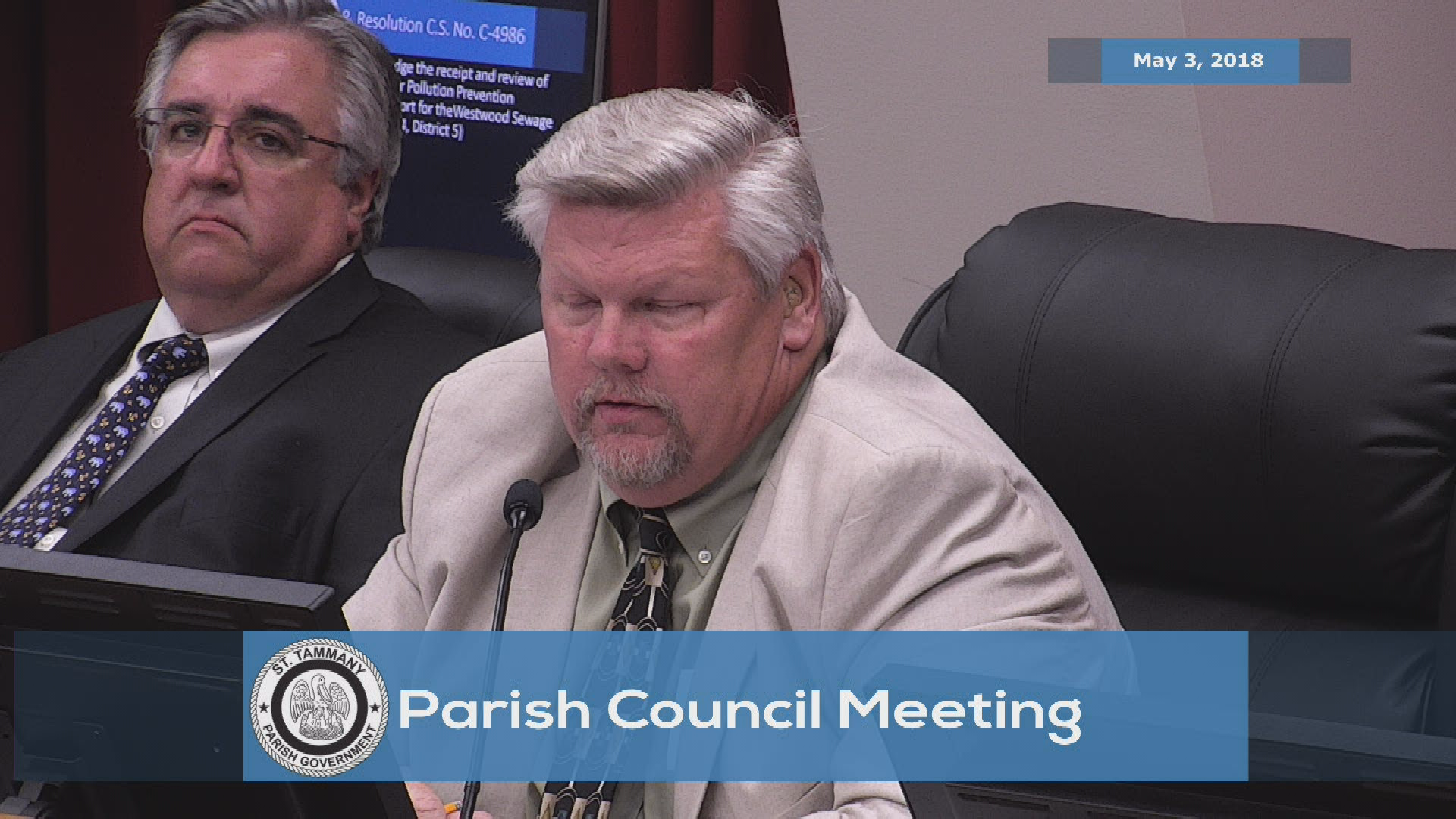St. Tammany Parish Council Meeting 05/03/2018