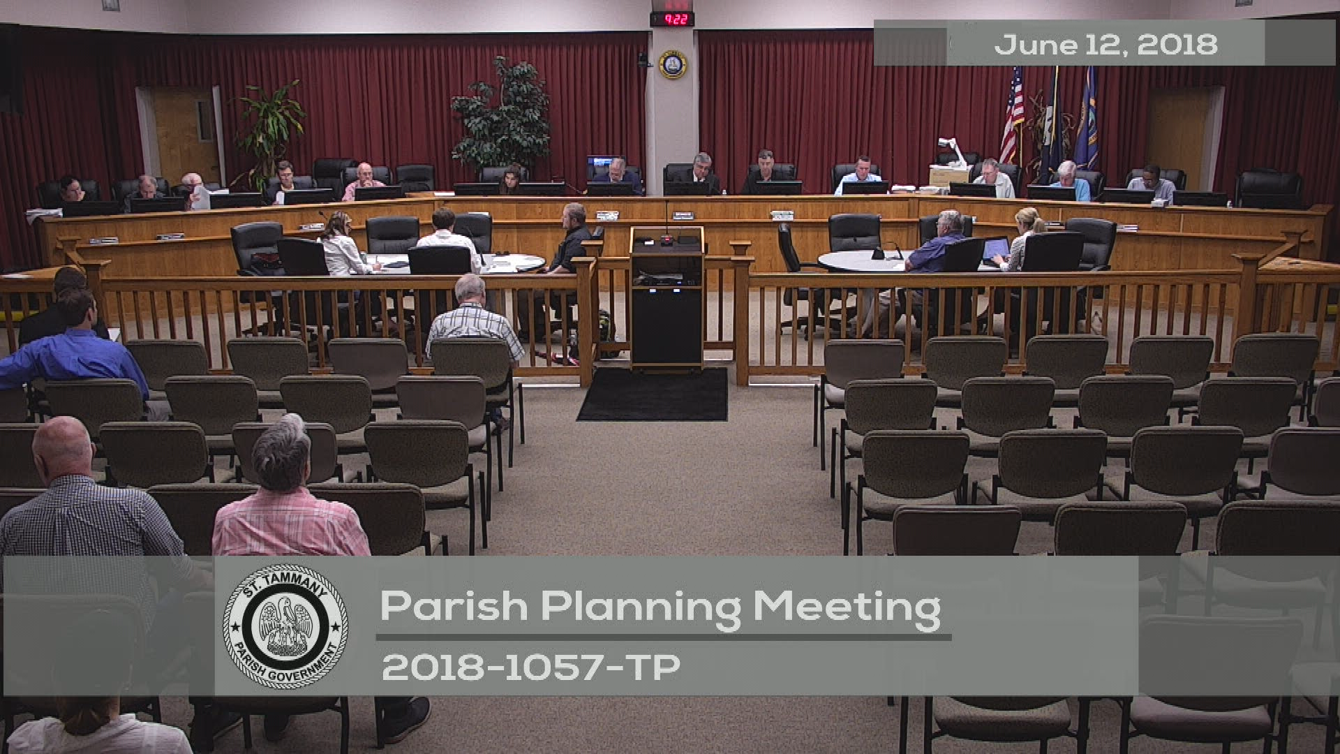 St. Tammany Parish Planning Meeting 06/12/2018